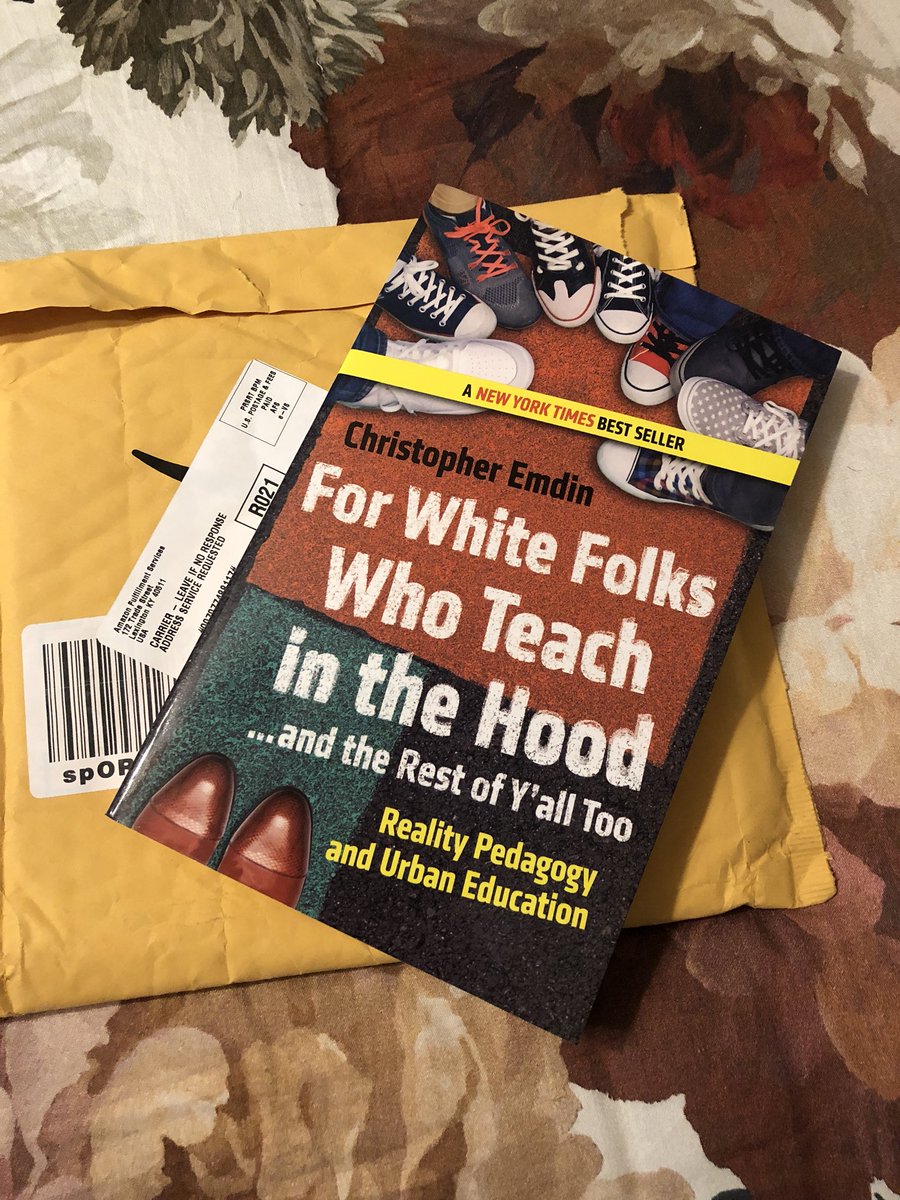 JoyJoy2day's tweet photo. @chrisemdin My copy arrived and I am really looking forward to delving into your words of wisdom! Also eagerly anticipating your visit to Cumberland County Schools on August 15, 2019! #FayNC #BringIt #Enlighten #BLM #HelpTheNation https://t.co/R9DeWS1O3e