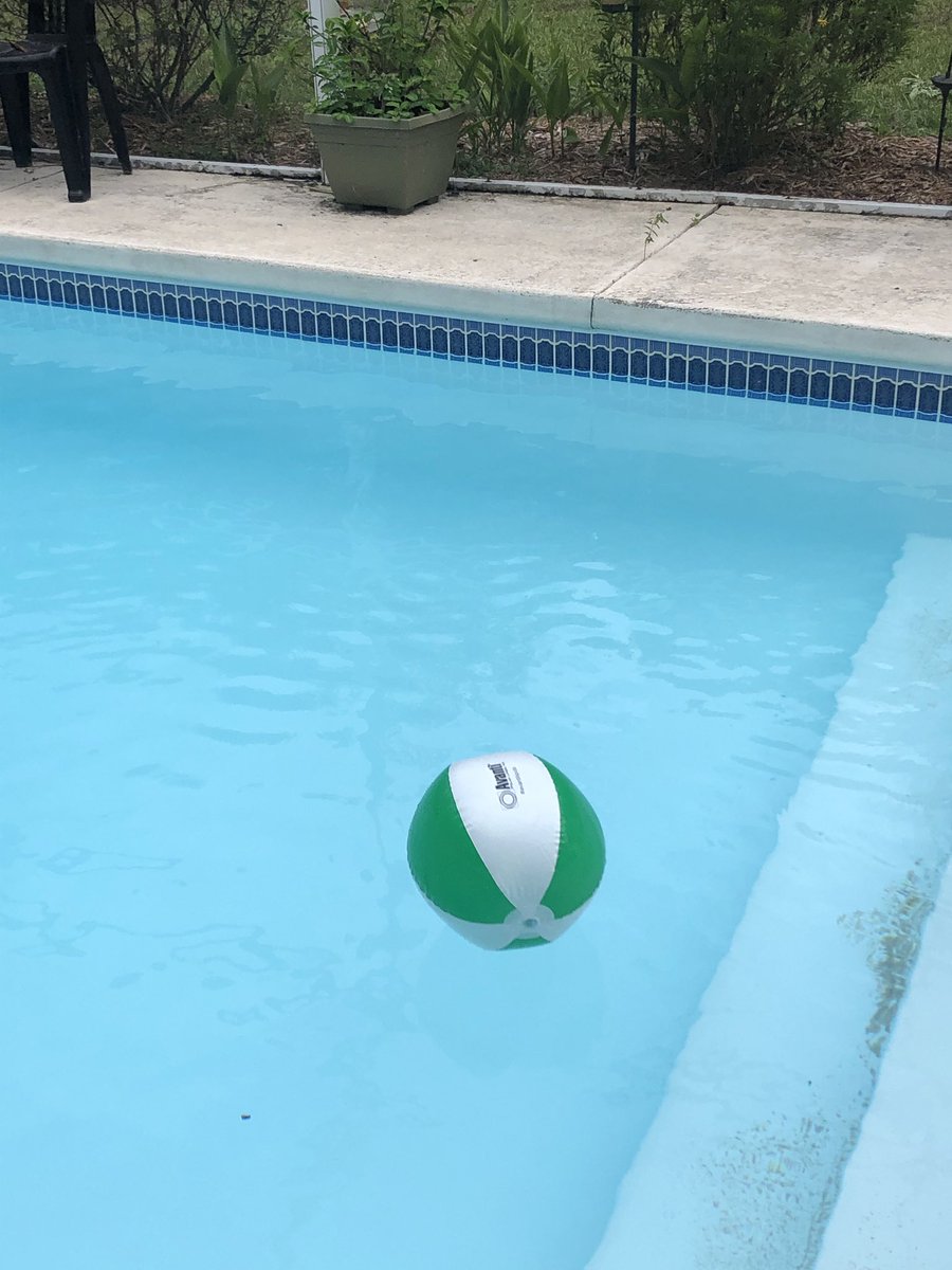 karibbasso's tweet photo. The Avanti Lipids beach ball looking good in our pool!!  #ASMSATL https://t.co/n2ma8qUL02
