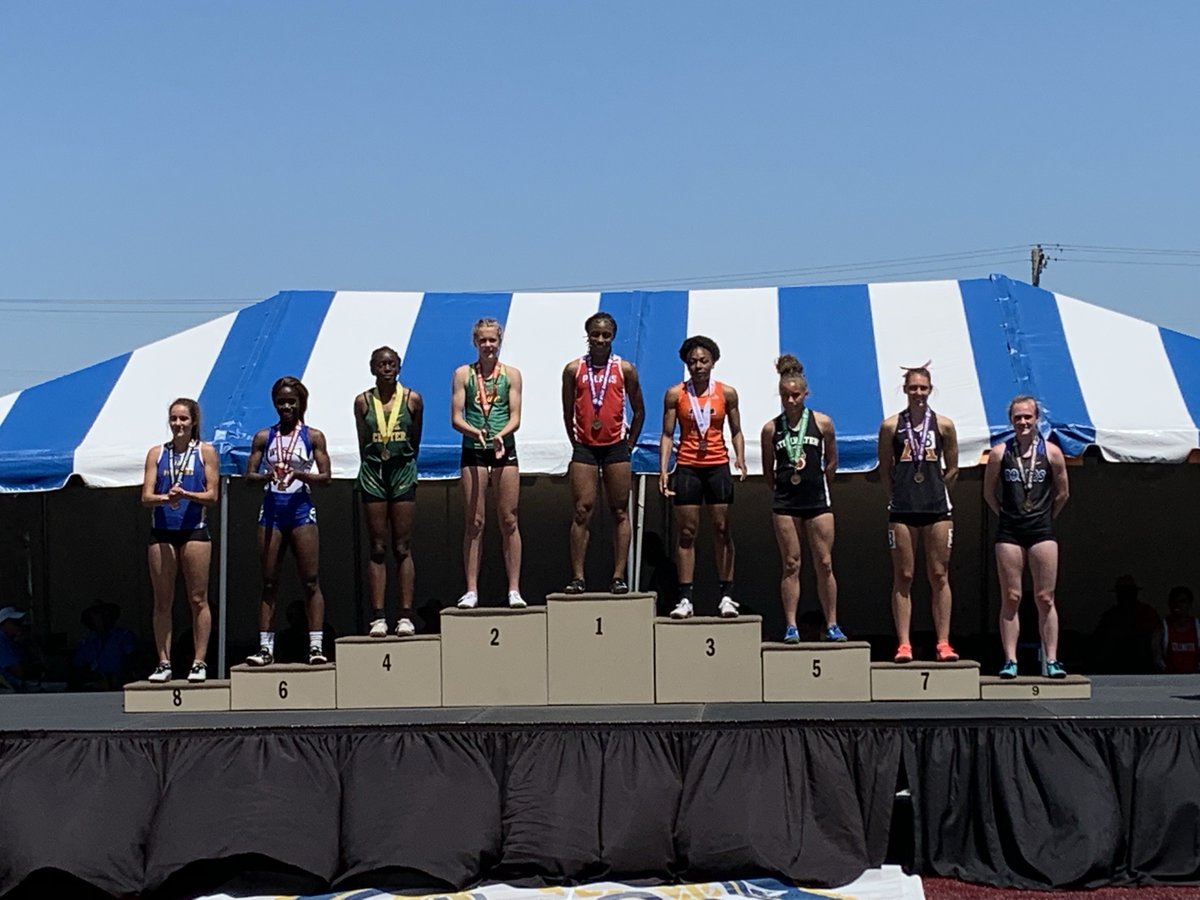 RogersRoyalsTF's tweet photo. That’s a wrap... these two finished the season today as All State in their events, a feat only 9 kids in Minnesota from each of the two track classifications accomplish.  Congratulations Michael and Kyra, we’re so proud of you!!! #PodiumPic #StateEdition https://t.co/dBsyTvzL2c
