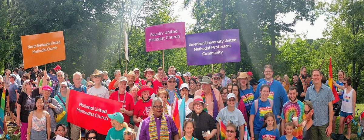BWARMtweets's tweet photo. UM Contingent at the Capital Pride Parade! Thank you Bishop Easterling for joining churches of VA and B-W Conferences. @bwcumc https://t.co/Vr4OoSSYgA