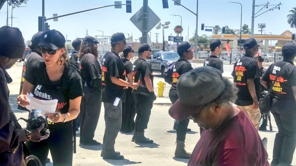 therevcoms's tweet photo. #Revolution in the streets of South Central. Next stop Florence and Normandie. #RevolutionNothingLess https://t.co/o2tWptYdCp