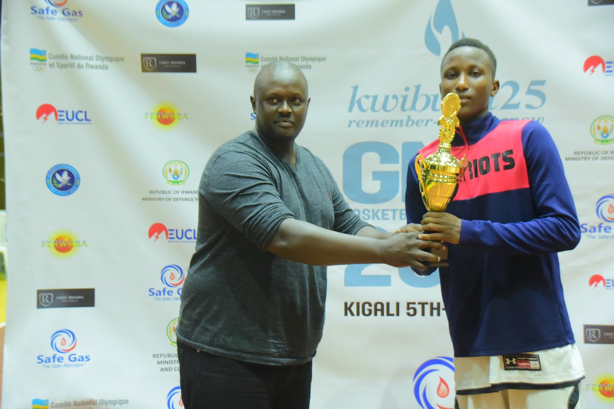 ferwabaRW's tweet photo. Young nijimbere GUILBERT, the MVP of MEN'S GMT 2019 , From Patriots https://t.co/MXQrKxBeD5