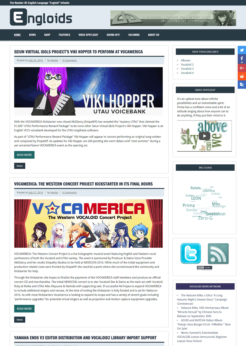 dahentai's tweet photo. So mostly done with the https://t.co/TkYLnrKiTf re-launch and redesign. It's funny how many things changed, and how much stayed the same. Though Wordpress 5.0 broke my 2014 theme oddly my 2011 one still worked enough to take a comparison screenshot. https://t.co/J6wVUtMxS7