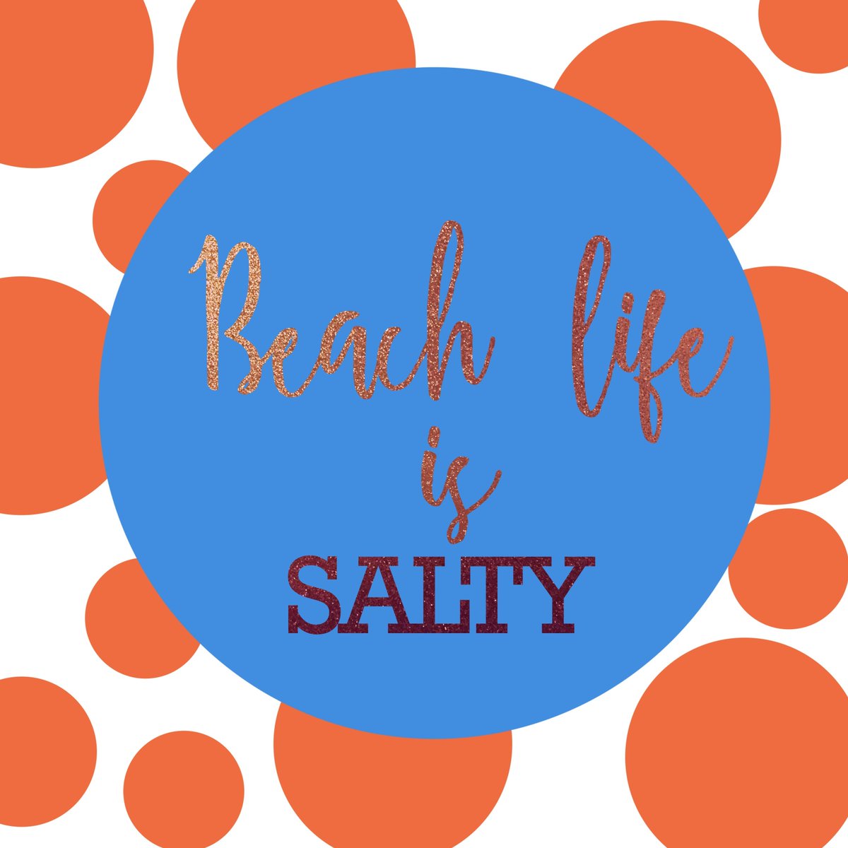 Excited to share the latest addition to my #etsy shop: Digital Print - Beach Life is Salty - 300 DPI etsy.me/2K3SQdB #art #print #digital #beachlife #digitalprint #blankjournal #printable #digitalplanner #books