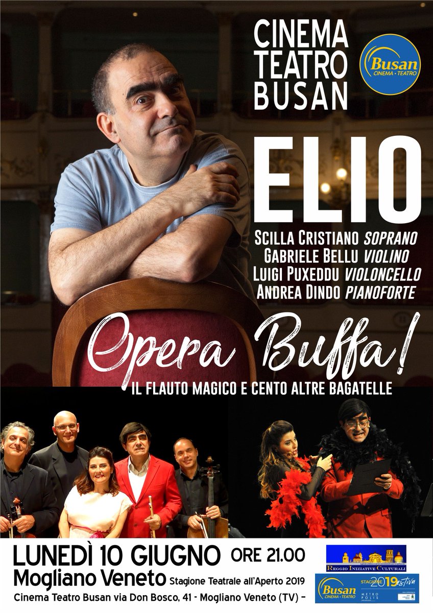 ScillaCristiano's tweet photo. Elio con @ScillaCristiano #andreadindo, #gabrielebellu, e #luigipuxeddu in #operabuffa il flauto magico e cento altre bagatelle una produzione #reggioiniziativeculturali https://t.co/Qa4qZhi6HK