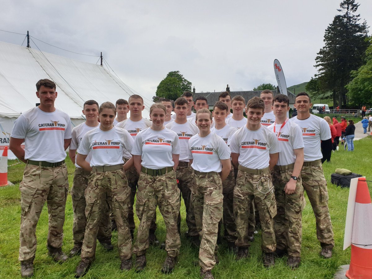 CO_AFC's tweet photo. 22 miles of Cateran Yomp complete and many congrats to Burma Coy Junior Soldiers and staff.  Special mention to JS Logan who beat all other competitors to first place.  Amazing.  🥇#worldclass #YourArmyNeedsYou #CateranYomp2019 https://t.co/jxB8k3hyPV