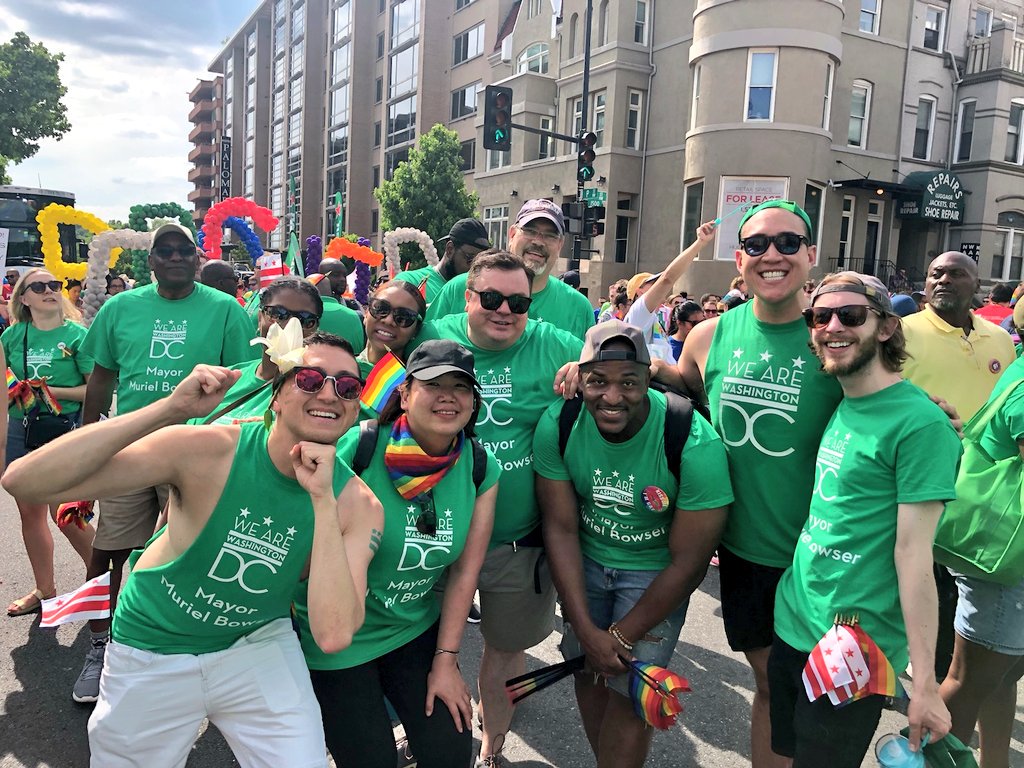 dcra's tweet photo. Directors on Deck!!!
Great to see the community out for the #capitalpride parade.
#dcpride #DCRAatWork https://t.co/5ipDRqnUcx
