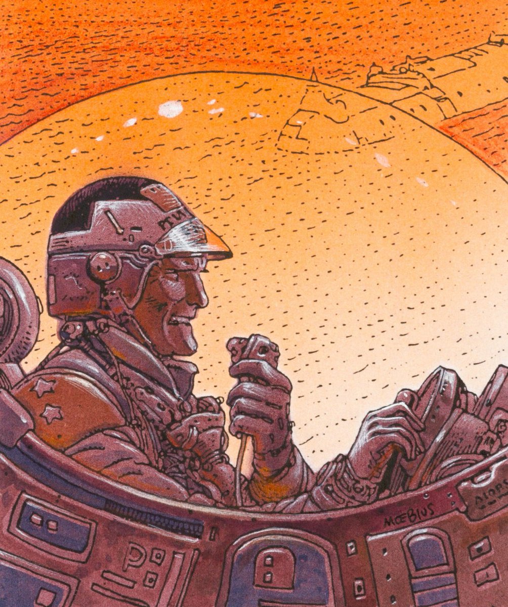 Art by Moebius, aka Jean Giraud, 1992.