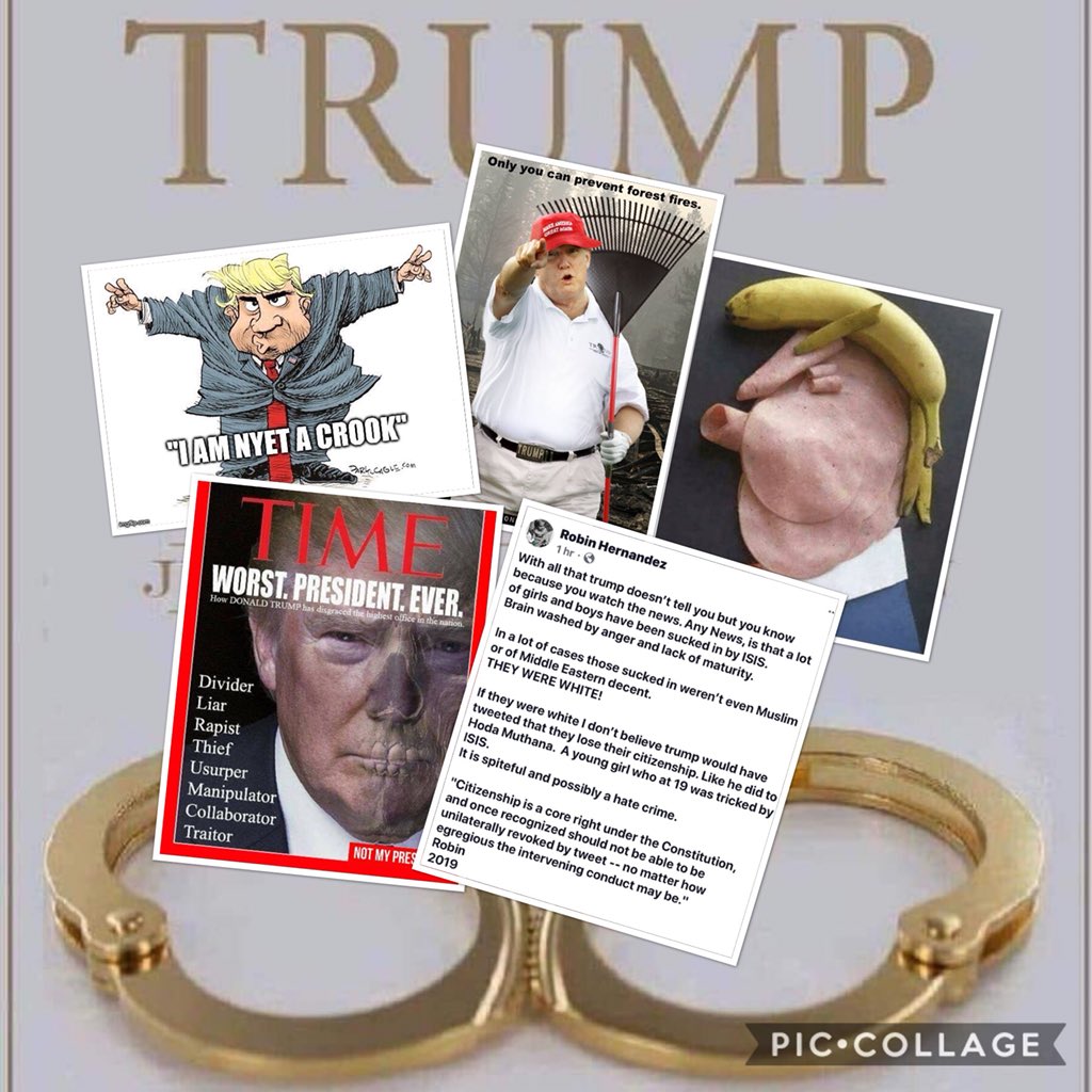 loveacat's tweet image. Probably not impeached. But hopefully jailed when no longer in office. #1 Obstruction #2cheating on his taxes#3 lying to well... every one. You don’t care you’re a Britt but we do. You should pay attention to the news other then your RW propaganda. The world hates tRump! UK also.