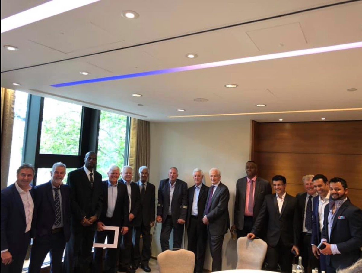 A few legends in this pic - getting together for a good cause ... <a href="/theawarefound/">The AWARE Foundation</a>