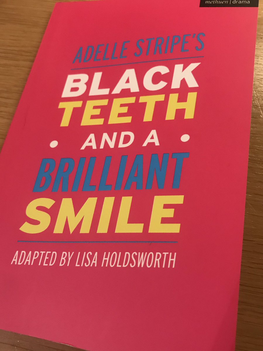 #BlackTeethAndABrilliantSmile #play by fantastic chair of @TCDLeeds @WorksWithWords. @TCDLeeds team when to see it tonight in #Bradford. Totally blown away by her talent. It’s touring. Go see. Wow. Just wow! 👏🏽🎉👏🏽🎉👏🏽