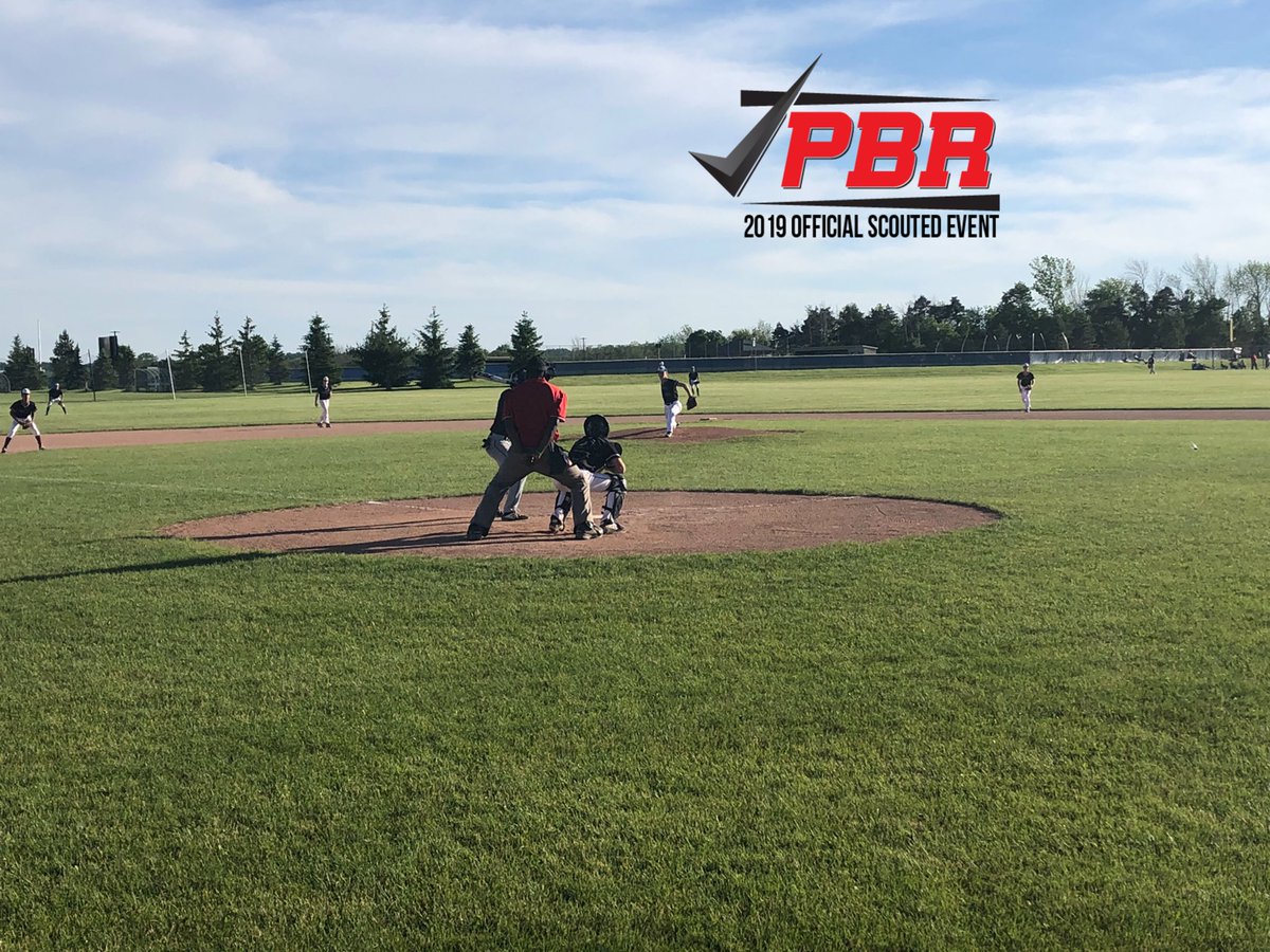 PBR_NY_Granger's tweet photo. Last game of the day is under way at Victor HS. We have #CrimsonPride vs #GriffsBaseball
@champevent https://t.co/k4kr14O3ZK