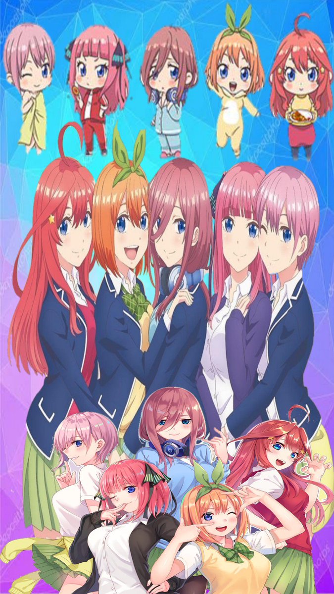 五等分の花嫁の壁紙作りました
#少しでもいいなと思ったらRTorいいね 
#五等分の花嫁