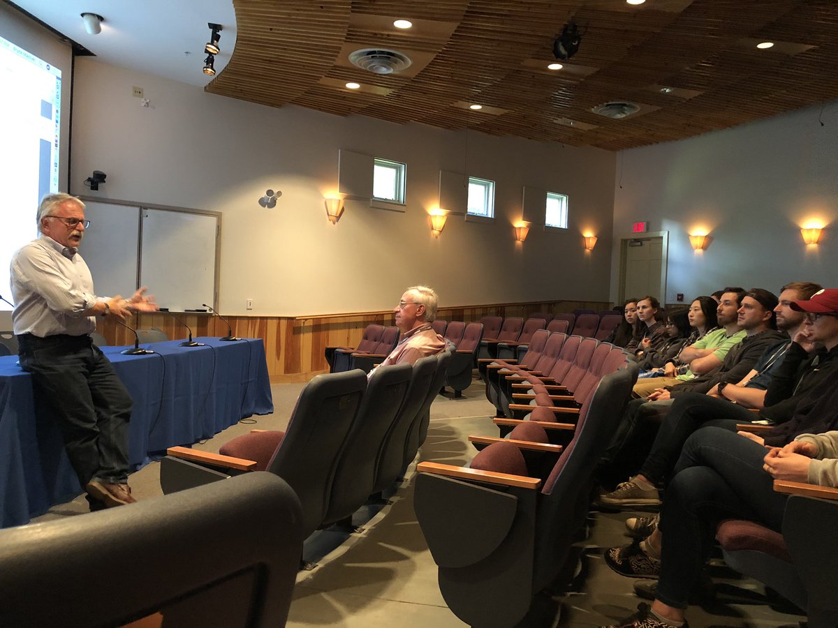 Gorgeous Maine weather for the start of 2019 TREKS. Herman Haller introducing the history of the lab. #ASNTREKS