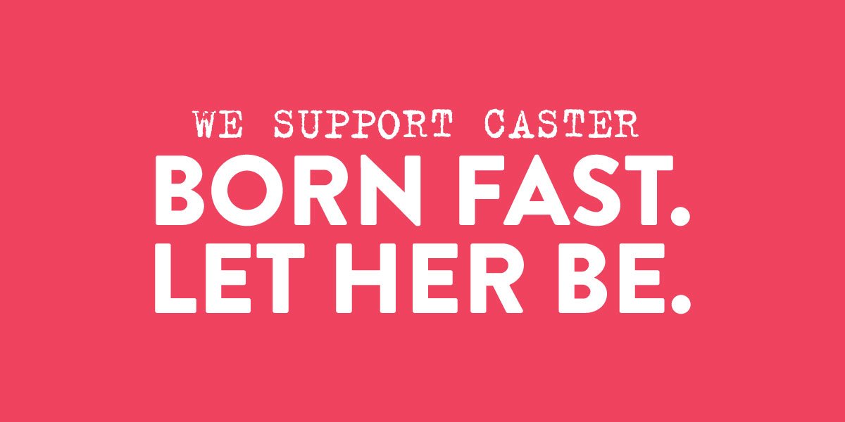 We back Caster Semenya and are dedicating our Comrades run to her. Want to show your support? Retweet this Tweet and we will overlay your profile pic with a custom support banner and send it back to you  #LetHerBe
