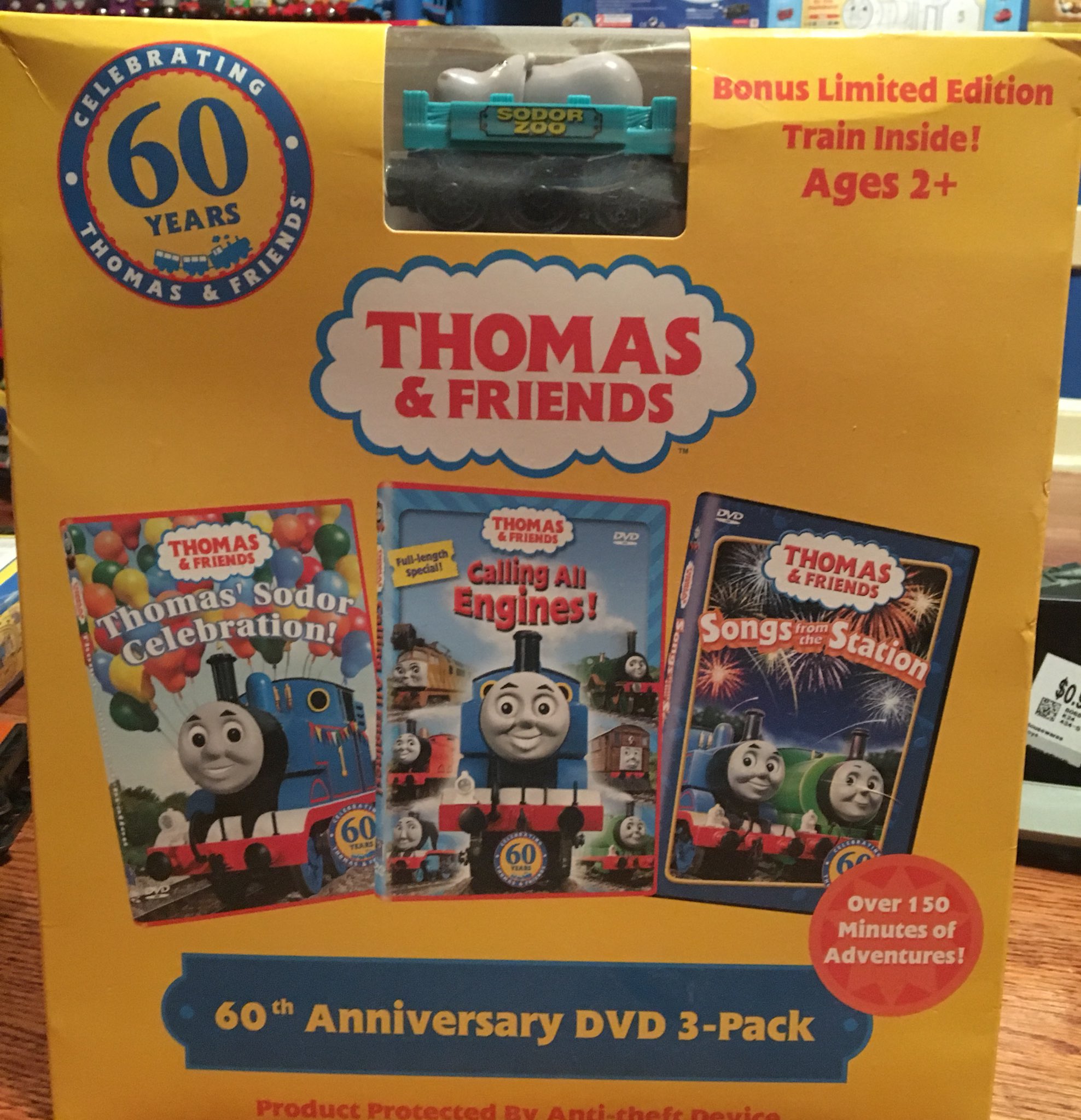 thomas the tank 60th anniversary gold train