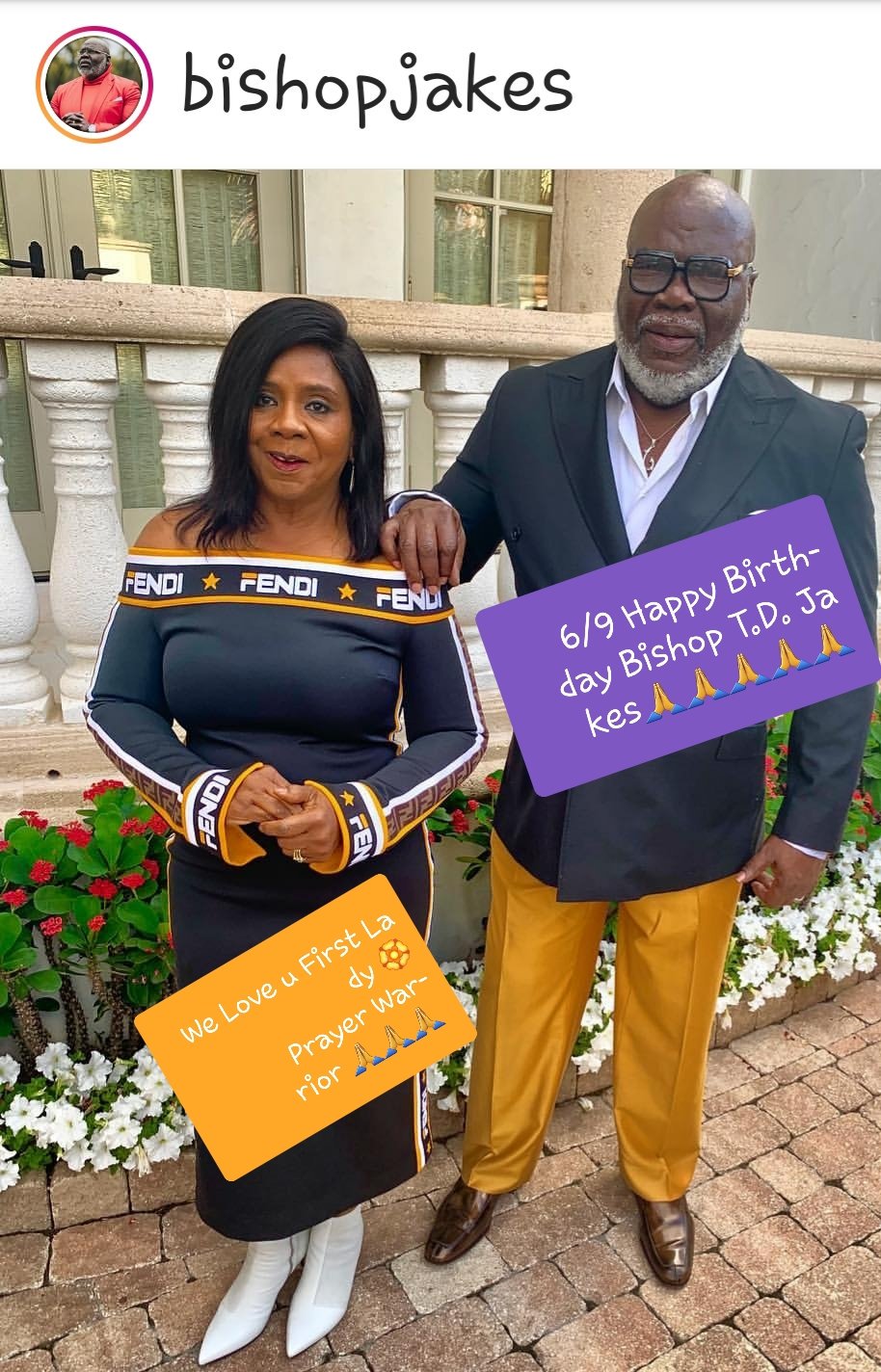        AMEN Happy Birthday Bishop T D Jakes             