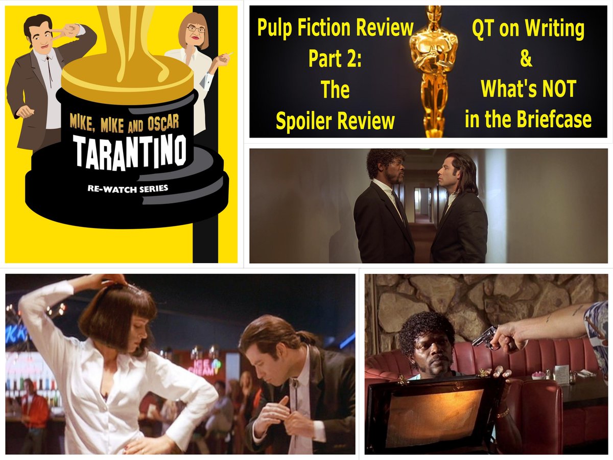 MMandOscar's tweet image. Here's Part Two of our #PulpFiction Review, the Spoiler Edition.
soundcloud.com/mikemikeandosc…

#FilmTwitter,
Perhaps our deepest deep dive into a movie yet - we analyze #Tarantino's writing rules &amp;amp; tell you what's NOT in that briefcase.

podcasts.apple.com/us/podcast/mik…
open.spotify.com/show/3GC83gi9S…