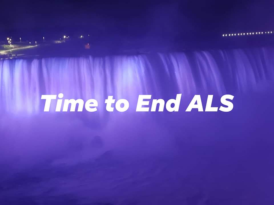ALS lumination night at Niagara Falls. Thanks to <a href="/ALSCanada/">ALS Canada</a> for all you do to raise awareness and offer hope to those living with this disease.