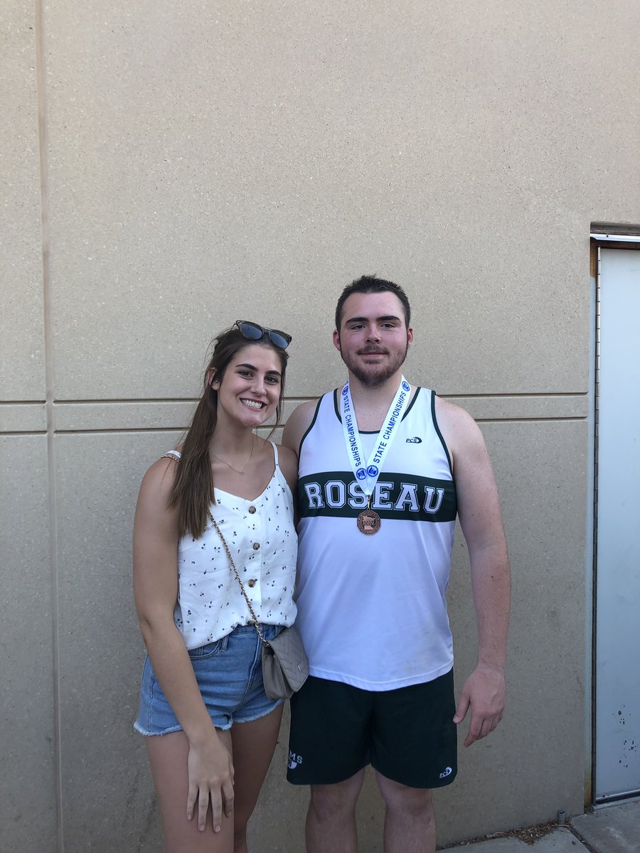 JacobLindemann6's tweet photo. Today I ended my high school sports career and I am proud to say I was a RAM truly great full for my coaches and family, love you guys. I got third place today with a throw of 155β4β it has been a great track season and one I will not forget. #trackandfield #discus #track2019 https://t.co/byNDZ5Sstp