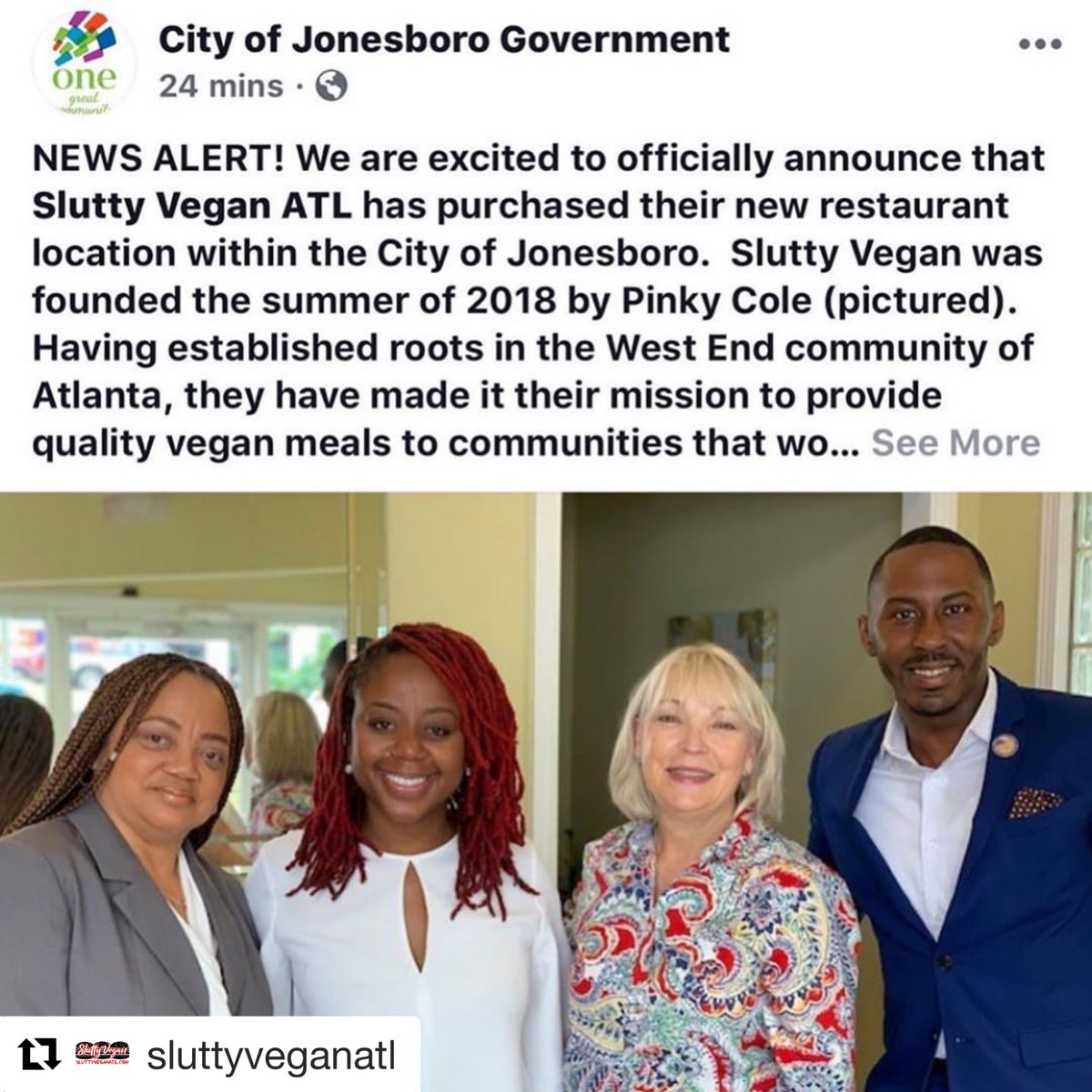 Jonesboro, GA are you ready to get sluttified?! 🍔🌱🥳
#sluttyveganatl #vegan #thesluttytakeover #veganburger #vegantakeover #burgers #atl #atlanta #veganislife #veganstastebetter #veganislife #sluttified #getsluttified #fortheculture #eatplants #atlshawty #jonesboroga #jonesboro