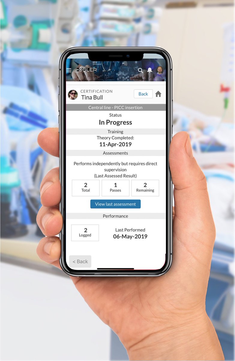 oslertech's tweet image. To truly grow and develop your ICU trainees, you need to know how they are progressing.

Get real time procedural certification data in the palm of your hand

Find out how Osler can support your training program : oslertechnology.com

#CICM2019ASM #MedEd