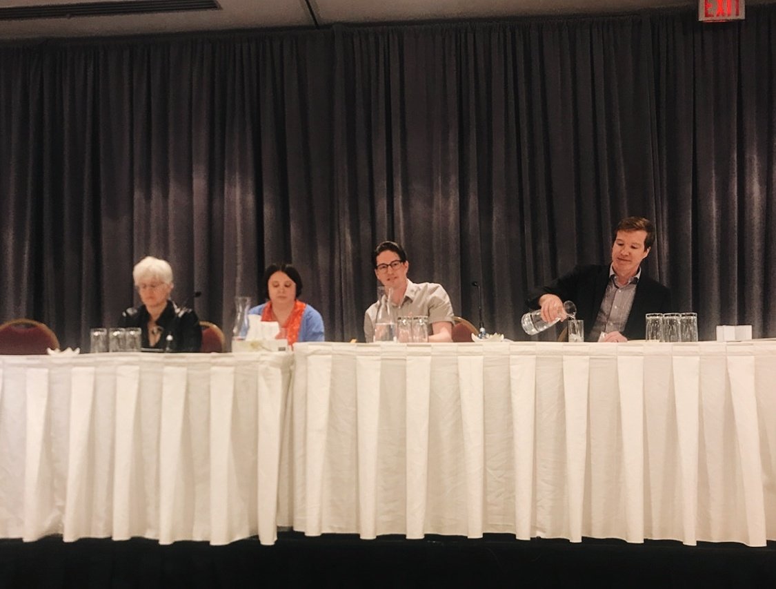 hellojuliemai's tweet image. Thank you to @ArchivesOntario for letting the students from the @FCADsupercourse contribute to the discussion about #opendata and learn the digital challenges in archival preservation #ACA2019TO