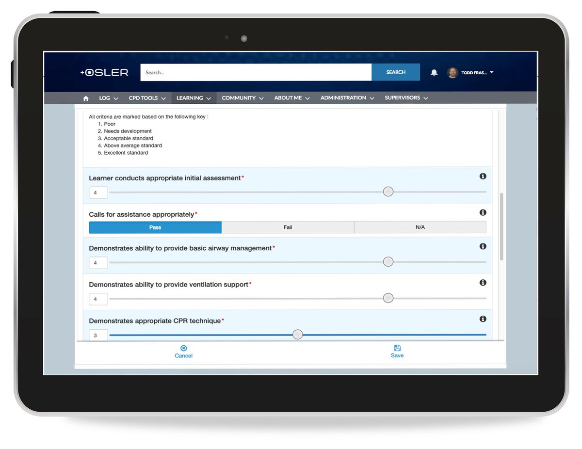 oslertech's tweet image. You can now complete all your CICM Workplace Based Assessments on Osler

Just another way Osler is making critical care training easier

Available in Institutional and individual subscriptions

For more information osler.community

#CICM2019ASM