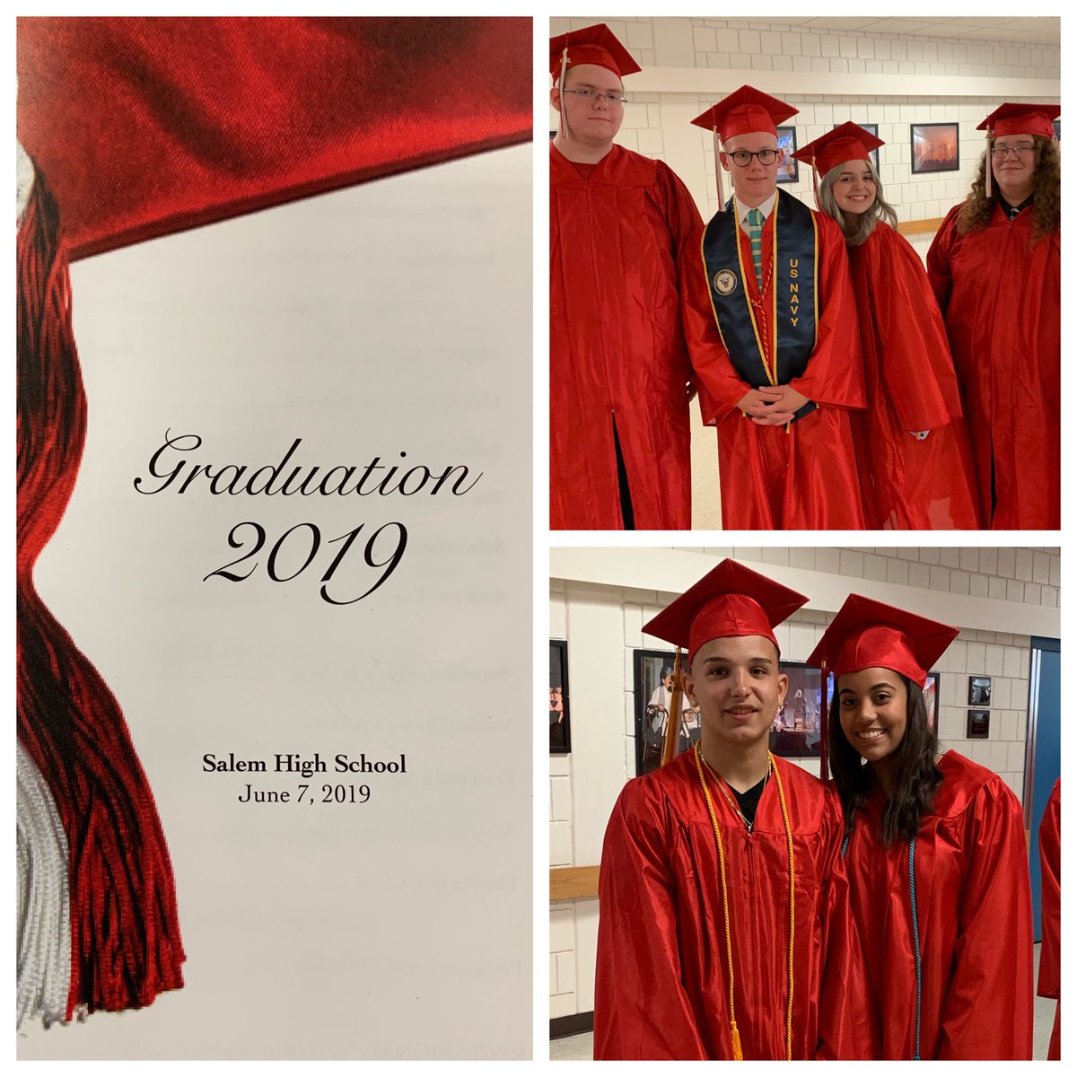 _SalemHigh_'s tweet photo. Moments from #SHSGraduation, a wonderful celebration of the Class of @SalemHigh2019... #conGRADulations #realworldready @SalemSchoolsk12 https://t.co/zG65w2KxX1