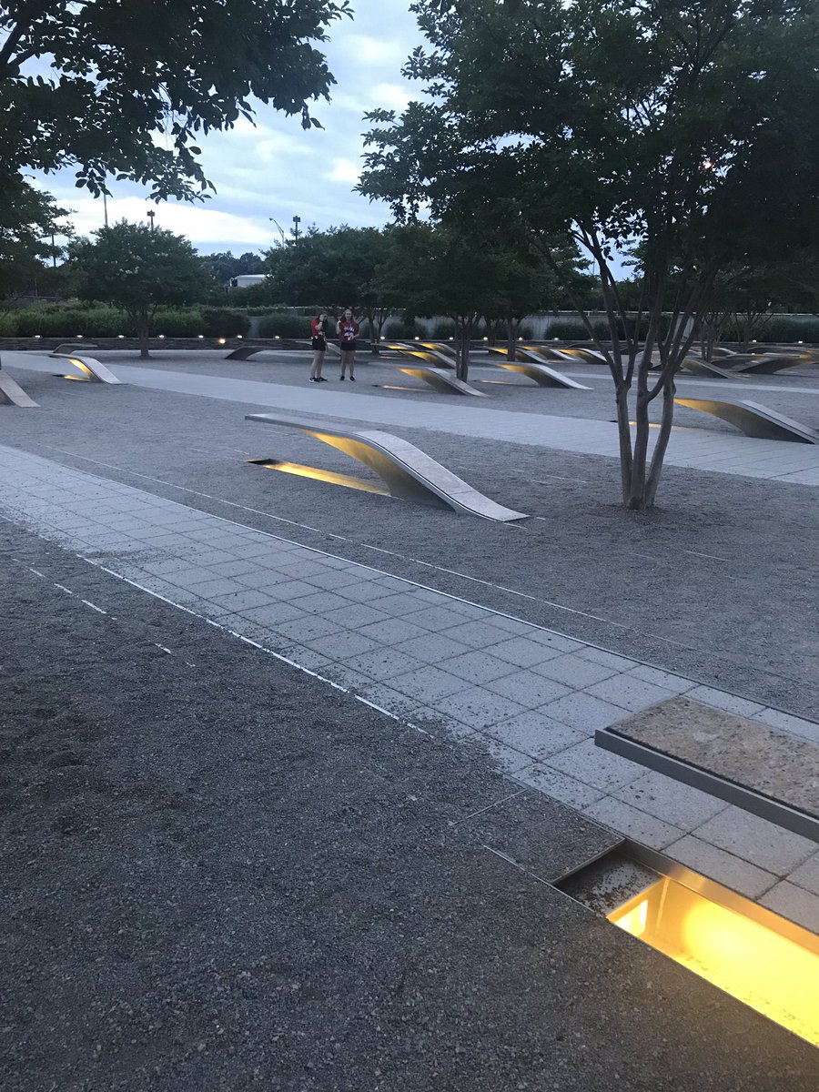 lakeville2DC's tweet photo. Our stop at the Pentagon Memorial. #cms2dc https://t.co/paxbkZjJXC