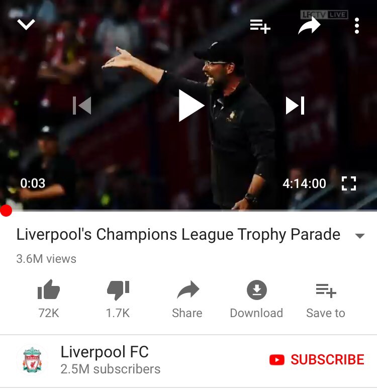 Trophy parade video:
365.000 views VS 3.600.000 views
😂😂😂😂😂😂😂😂