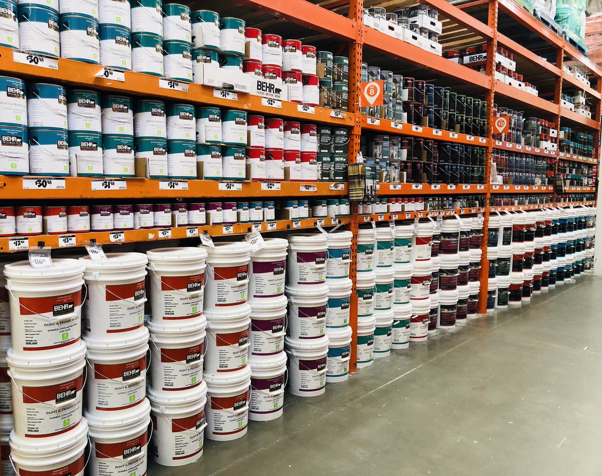 Before the wave of customers come for paint!! If you’ve seen the ugly then you’ll know this here.. is a BEAUTY 🌊🍃 #UnionCity #HomeDepot Store #0635 @johnathonbrow19