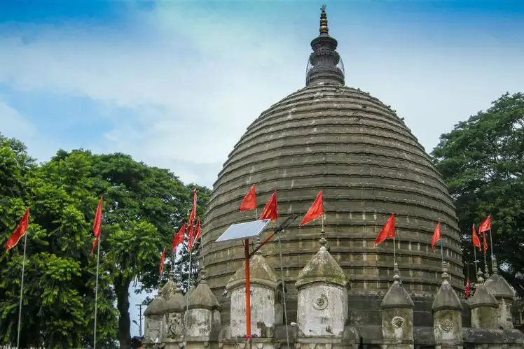 at the kamakhya devi temple, assam