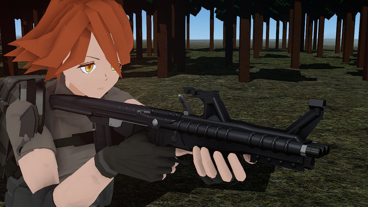Sds コロボフ博士の試作銃 Tkb 059を作りました 三連バレルによる高速バースト射撃の発想といい外見といい かなりの変態っぷり マシンクラフト