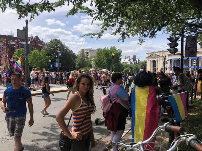 Fun at Pride parade in DC! https://t.co/4EzttygVpv