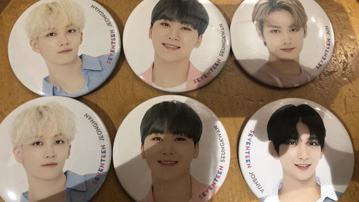 w___no's tweet photo. SEVENTEEN POPUP Store 交換

譲→ジョンハン、スングァン、ジュン
       ジョシュア

求→全部ウォヌ（１個だけ妹のためにミンギュ）

#セブチ #ポップアップストア
#缶バッチ #トレカ #交換 #拡散希望 https://t.co/NzBARI6c9S