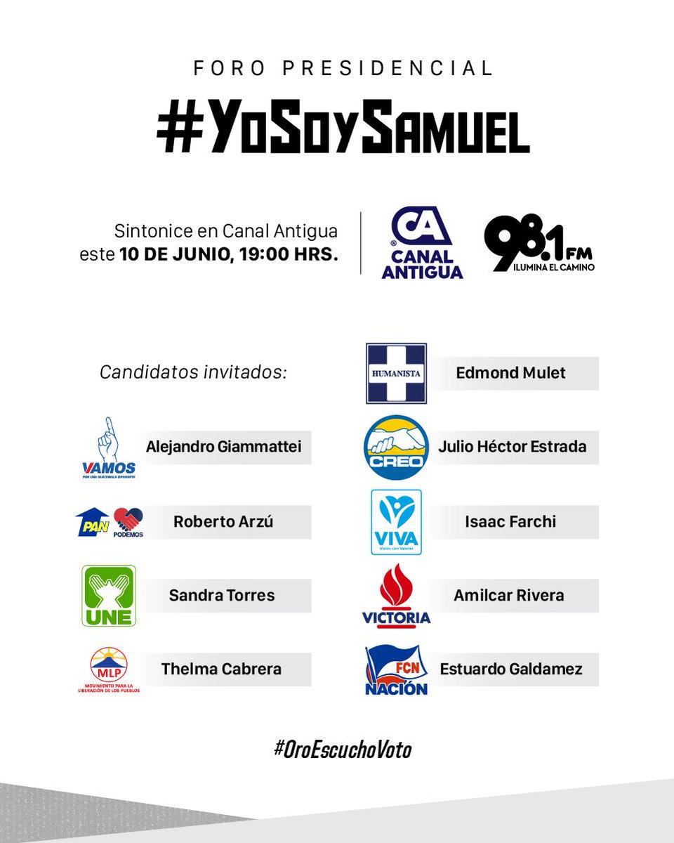 Foro Presidencial Yo Soy Samuel tweet media
