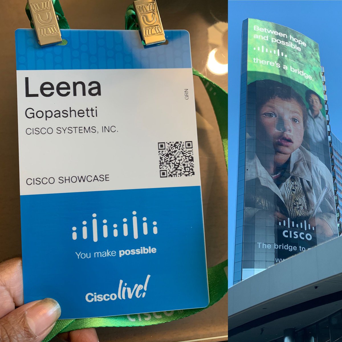LeenaGop's tweet image. I am here and ready to go, excited to show case #MyCiscoEntitlements at #CLUS stop by #worldofsolutions and prepared to wowed. #SanDiego