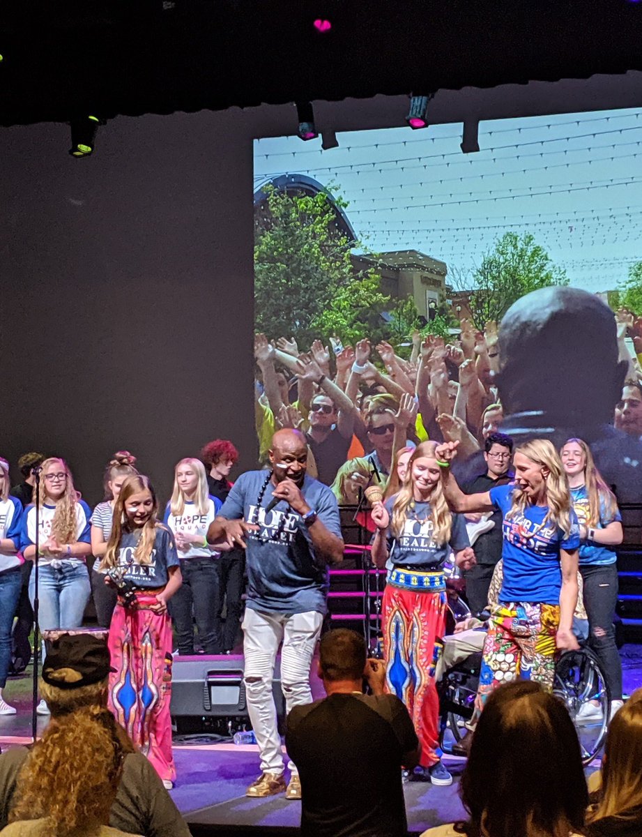 ChairHope's tweet photo. MAN WHAT A NIGHT! Alex Boyé sang at Thunder Ridge High School with Nate speaking to benefit Chair the Hope! Such a hype night with many AMAZING songs and RAD dance moves from our CTH Team💃🏼🕺🏻 https://t.co/0Zs0OHiEDv