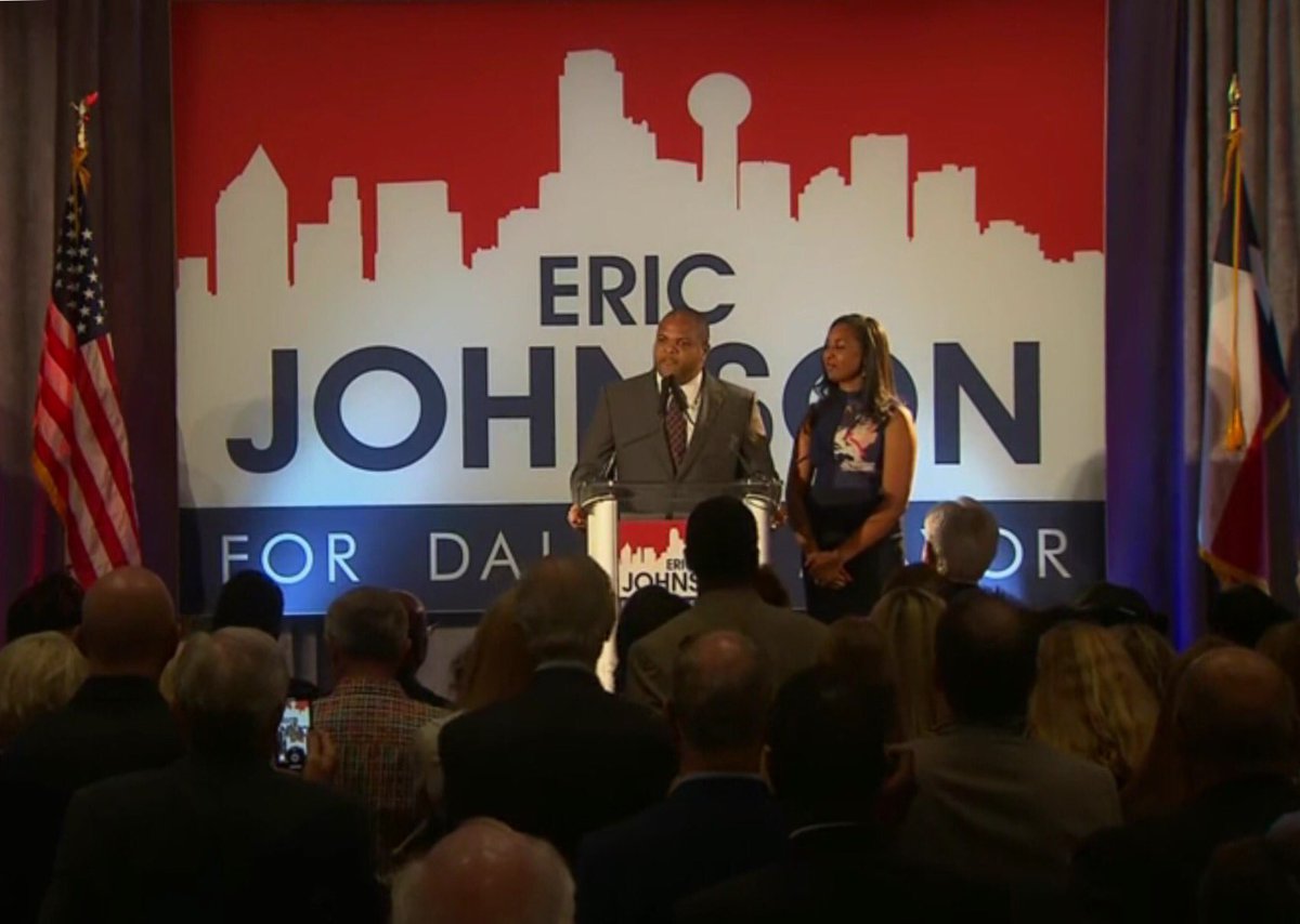 CoraJSmalls's tweet photo. He Won!! Dallas, TX we have a new Mayor!! Congratulations Mayor Elect Eric Johnson!!! 🎉🎉🎉
@Johnson4Dallas
#District💯
#DallasMayor
#RunOffElection
#JohnsonForDallas https://t.co/LA4TinKuJe