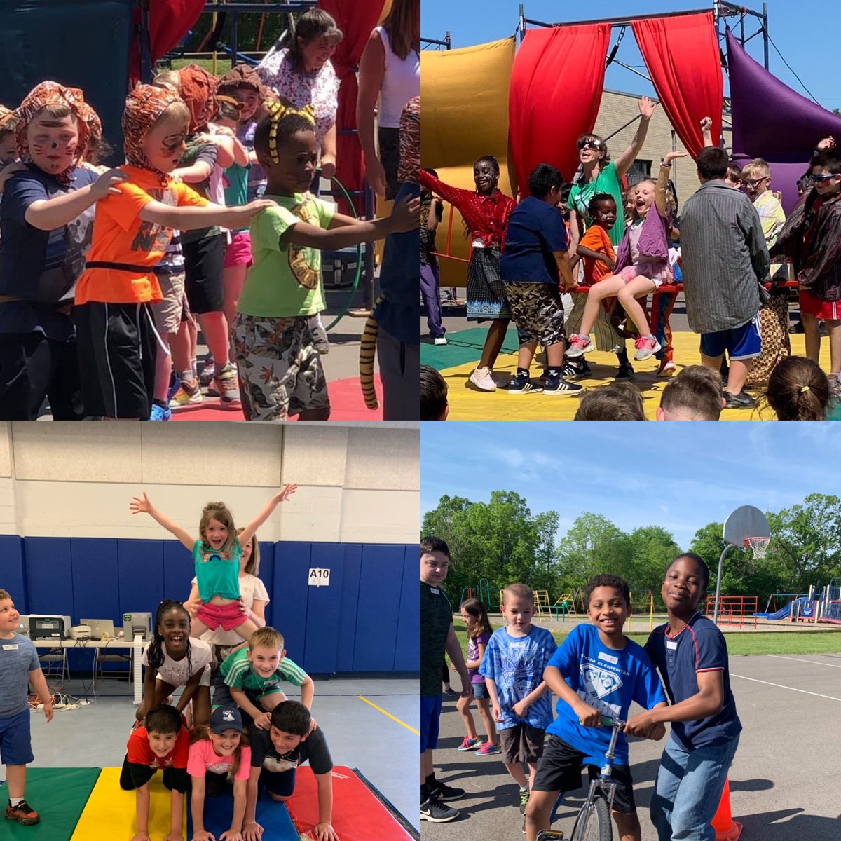 beckchalmers's tweet photo. We had an amazing day! Thank you @cirqueamongus for a memorable event! The kids will be talking about this for a long time! 🎪 @WixomEl @WalledLkSchools https://t.co/z94g7mkrMu