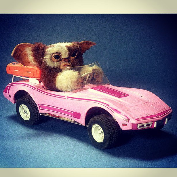 グレムリン」ギズモの人形はいっぱいあるけど、ギズモが乗った