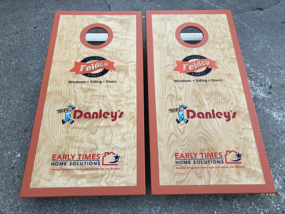 CornholebyTmann's tweet image. #customcutstickers for @Feldco #customboards by @CornholebyTmann