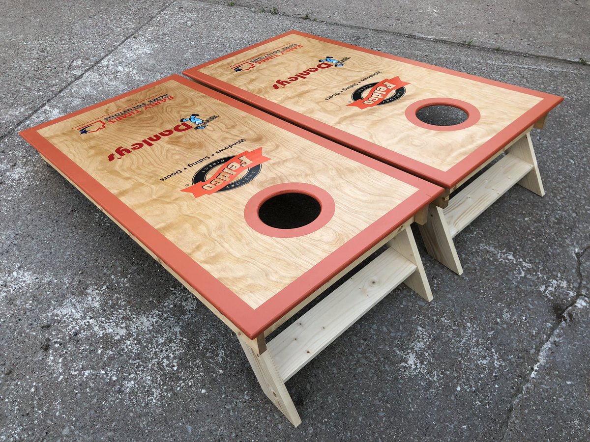 CornholebyTmann's tweet image. #customcutstickers for @Feldco #customboards by @CornholebyTmann