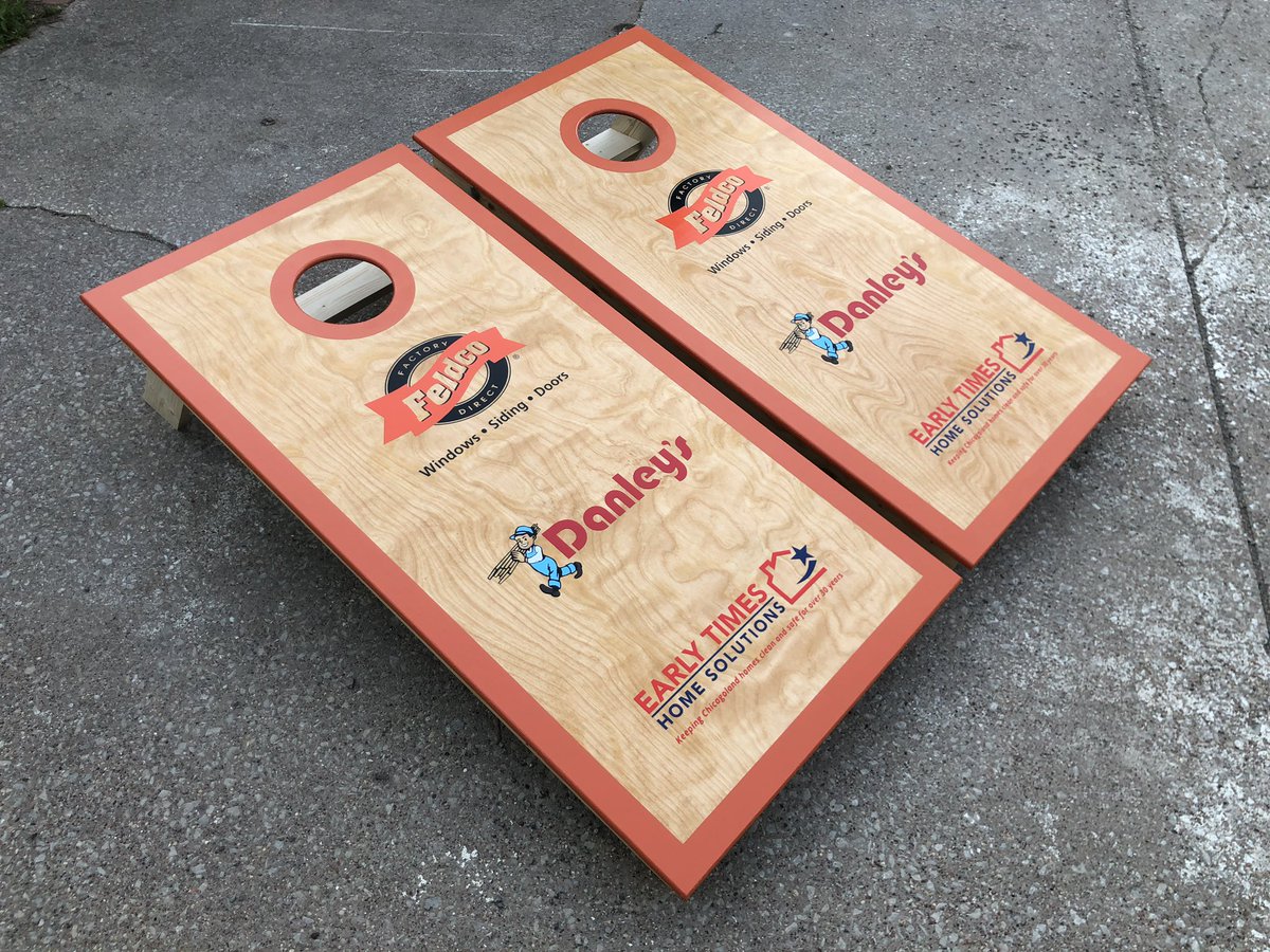 CornholebyTmann's tweet image. #customcutstickers for @Feldco #customboards by @CornholebyTmann