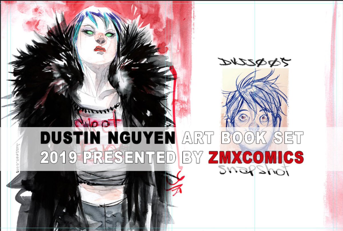ZMXComics's tweet photo. Dustin Nguyen 2019 all new art book set , pre order now at https://t.co/Mb9qOShtzZ https://t.co/4JIOCHEMC2