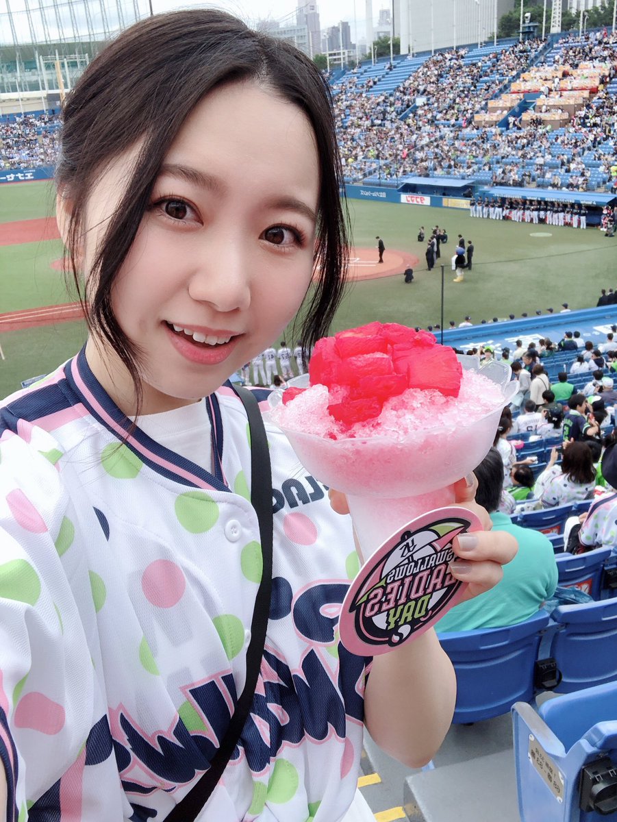ガチつばめ女子 名取稚菜さんが Swallows Ladies Day 19 に潜入 フォトスポット編 Baseball King