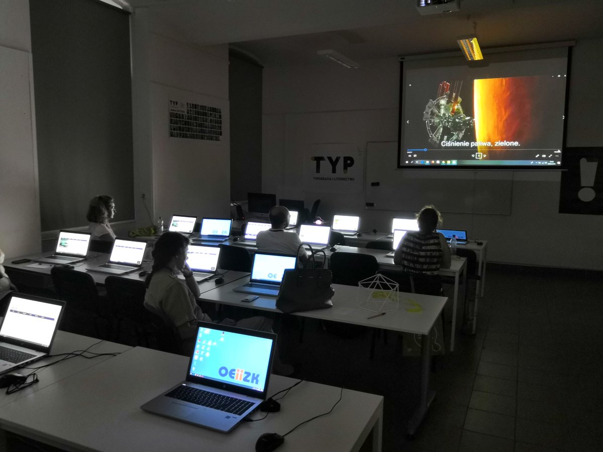 MarkowiczR's tweet image. Happy to be on XIX Conference Majowe Mrozy in #Warsaw and running the workshop
“Science-fiction movies on STEM lesson“
Participants solved problems and saved an astronaut using #Fablerobot  and @SAMLabs. They actually were on #Mars thanks to Red VR. 
@ednology
