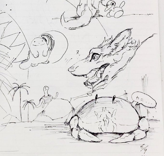 Random Ballpoint pen doodle 