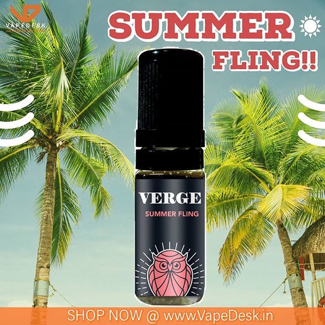 VapeDeskIndia's tweet photo. Summer Fling by VERGE VAPE!! ⠀⠀⠀⠀⠀⠀⠀⠀⠀⠀⠀⠀
Experience the heady pleasures of a midsummer night’s dream with Summer Fling – an overload of fresh fruitiness that’ll make you wish that summer never comes to an end
.
.
Shop Now: … https://t.co/2WtBU4sUps https://t.co/mmMIWSVOoO